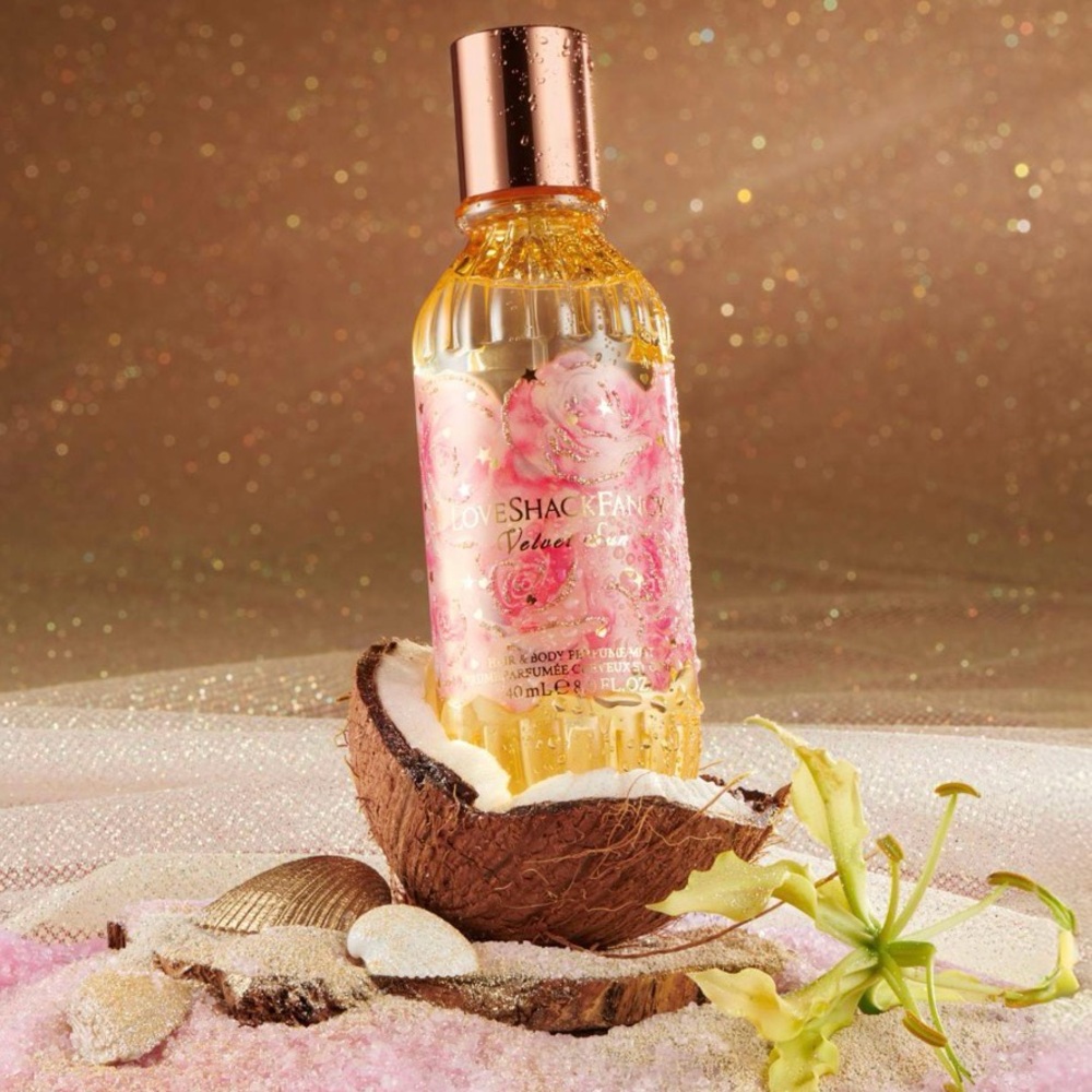 LOVESHACKFANCY Velvet Sun Hair & Body Perfume Mist with Coconut Water